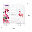 Подставка для книг и учебников большая ЮНЛАНДИЯ "Flamingo", регулируемый наклон, металлическая, 237573