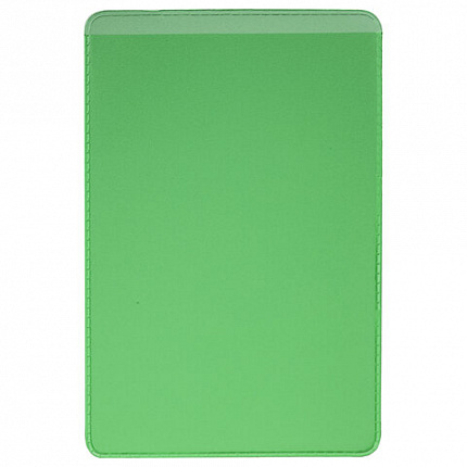 Обложка-карман для проездных документов, карт, пропусков, 100х65 мм, ПВХ, цвет ассорти, STAFF, 237589