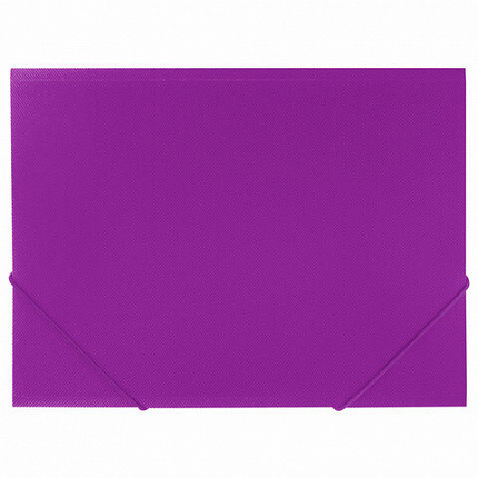 Папка на резинках А4 BRAUBERG PIXEL, фиолетовая, до 300 листов, 0,5 мм, 273042