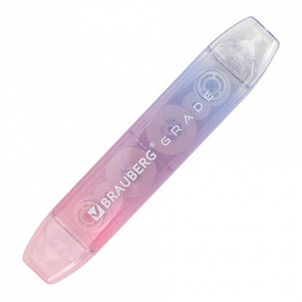 Корректирующая лента двусторонняя BRAUBERG "GRADE PASTEL", 5 мм x 10 м, КОМПЛЕКТ 3 штук, 273026