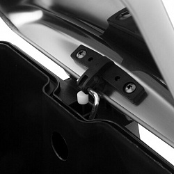 Ведро мусорное с педалью 6 л, крышка с доводчиком, стальное, БЕЗ ОТПЕЧАТКОВ, LAIMA ULTRA, 701567