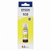 Чернила EPSON 108 (C13T09C44A) для СНПЧ EPSON L8050 /L8100 /L18050, желтые, ОРИГИНАЛЬНЫЕ