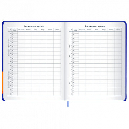 Дневник 1-11 класс 48 л., твердый, BRAUBERG, матовая ламинация, резинка, закладка-ляссе, с подсказом, "Гусь", 107237