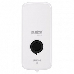 Дозатор для жидкого мыла-пены LAIMA PROFESSIONAL PREMIUM, НАЛИВНОЙ, 1 л, белый, ABS-пластик, 609510