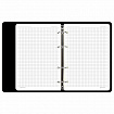 Тетрадь на кольцах А5 (180х220 мм), 80 листов, под кожу, клетка, тиснение фольгой, BRAUBERG VISTA, Gradient, 112131