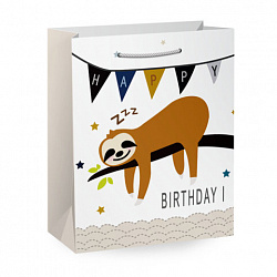 Пакет подарочный (1 штука) 26х13х32 см (L), "Party Collection", ассорти, глиттер, фольга, ЗОЛОТАЯ СКАЗКА, 700817