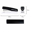 Степлер №24/6, 26/6 BRAUBERG "STYLE MAX", до 30 листов, черный, 272749