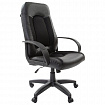 Кресло офисное BRABIX "Strike EX-525", экокожа черная, ткань черная, TW, 531381