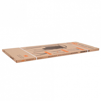 Вешалка-стойка костюмная "Контур", 980х440х310 мм, металл, белая, ВНП 367 Б