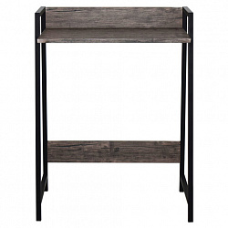 Стол на металлокаркасе BRABIX "LOFT CD-003", 640х420х840 мм, цвет морёный дуб, 641215