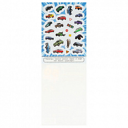 Альбом с наклейками, 50 стикеров, ассорти, 145х210 мм, 4 страницы, УМКА