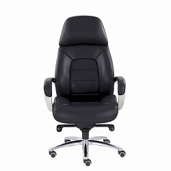 Кресло офисное "EPIK" A-181-G, мультиблок, натуральная кожа, черное