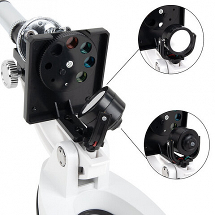 Микроскоп с подсветкой в кейсе, 74 предмета, в т.ч. набор из 16 микропрепаратов в подарок, увеличение 300х,600х,1200х, BRAUBERG KIDS, 391399