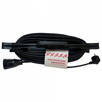 Удлинитель на рамке РС16, 1 розетка без заземления, КГ 2*1,5мм2, 10м, 16А, медь, морозостойкий 78721, 151