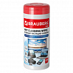 Салфетки для экранов всех типов и оптики BRAUBERG ТОП, туба 100 шт., влажные, 513812