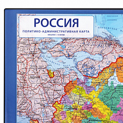 Коврик-подкладка настольный для письма (590х380 мм), с картой России, BRAUBERG, 236776
