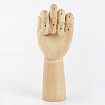 Манекен художественный BRAUBERG ART CLASSIC "РУКА", высота 30 см., мужская правая, дерево, 191297