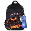 Ранец BRAUBERG QUADRO, 3 отделения, с брелоком, "Огненный паук", 37х28х18 см, 273106