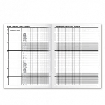 Классный журнал BRAUBERG 5-11 кл. (универсальный), А4 200х290 мм, твердая ламинированная обложка, офсет, 125686