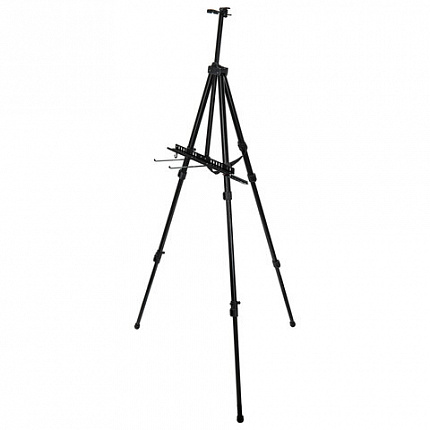 Мольберт-тренога металлический переносной, телескопический, 140х201х103 см, чехол, BRAUBERG ART, 192267