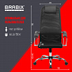 Кресло BRABIX PREMIUM "Ultimate EX-800" хром, плотная двойная сетка Х2, черное, 532911