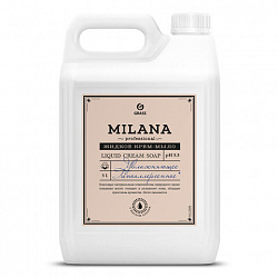 Мыло-крем жидкое гипоаллергенное 5 л, GRASS MILANA PROFESSIONAL "Масло хлопка", 125646