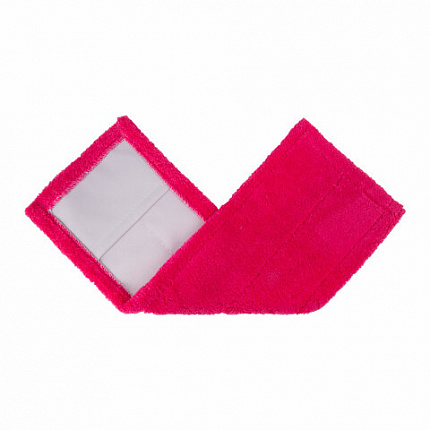 Насадка МОП плоская КОМПЛЕКТ 4 шт., УНИВЕРСАЛЬНАЯ для швабр 38-42 см (ТИП К), микрофибра, LAIMA, 607459