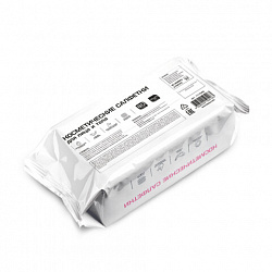 Салфетки косметические для лица и тела безворсовые 80 шт., 20х20 см, диспенсер, LAIMA, 117545