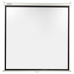 Экран проекционный настенный (200х200 см), матовый, 1:1, BRAUBERG "WALL", 236727