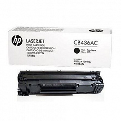 Картридж лазерный HP (CB436A) LaserJet P1505/M1120/M1522, №36А, оригинальный, ресурс 2000 стр.