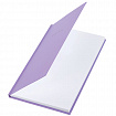 Блокнот А5 134х206 мм, 80 л., твёрдый, клетка, BRAUBERG "Minimal", сиреневый, 116440