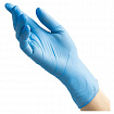 Перчатки нитриловые смотровые 100 пар (200 штук), размер 7-8, M (средний), голубые, BENOVY Nitrile Chlorinated,