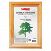 Рамка 10х15 см, дерево, багет 18 мм, BRAUBERG "HIT", канадская сосна, стекло, подставка, 390019
