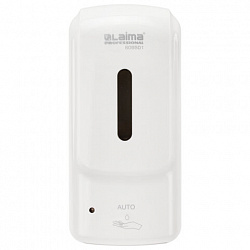 Дозатор для жидкого мыла LAIMA PROFESSIONAL SUPER, НАЛИВНОЙ, СЕНСОРНЫЙ, 1 л, белый, ABS-пластик, 609501