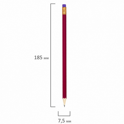 Карандаш чернографитный KOH-I-NOOR, 1 шт., "Astra", НВ, с ластиком, корпус ассорти, заточенный, 1380, 1380002017KSRU
