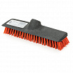 Щетка для уборки шробер (скраббер) ширина 24 см, щетина 2,5 см, пластик, еврорезьба, Twigi AZUR, 43020