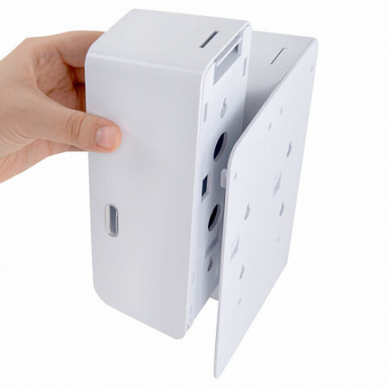 Дозатор двойной 2х0,38 л для жидкого мыла/шампуня/геля LAIMA ULTRA, НАЛИВНОЙ, белый, 609107, MD-9029W-2