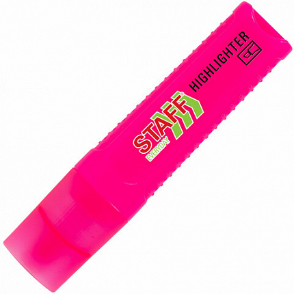 Набор текстовыделителей 4 НЕОНОВЫХ ЦВЕТА, STAFF "EVERYDAY HL-707", линия 1-5 мм, скошенный наконечник, 152548