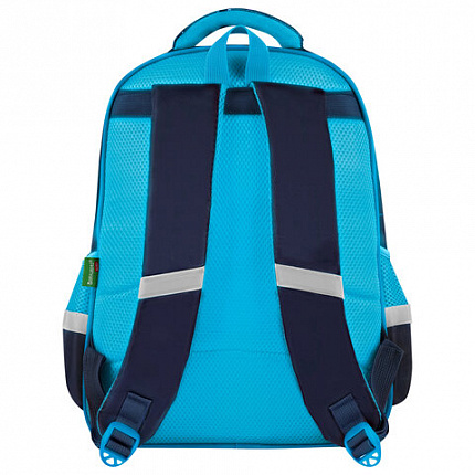 Рюкзак BRAUBERG KIDS FLOSSY, 2 отделения, 3 кармана, "Девочка в облаках", объемный дизайн, 40х28х18 см, 273179