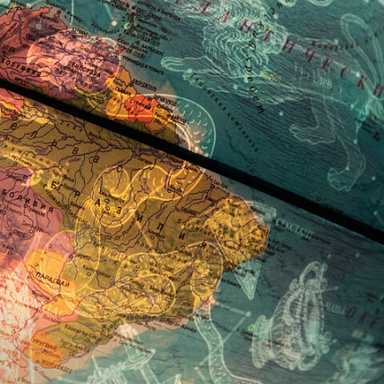 Глобус интерактивный + очки VR, политический / звездного неба GLOBEN, 25 см, подсветкой, INT12500308