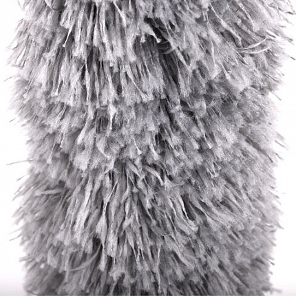 Пипидастр (сметка-метелка) для уборки пыли, метелка 35 см, рукоятка 20 см, серый, LAIMA, 608949