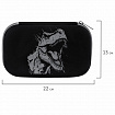 Пенал BRAUBERG SHINY, 1 отделение, 1 откидная планка, ЭВА, 22х13х4 см, "Разъяренный дино", 273517