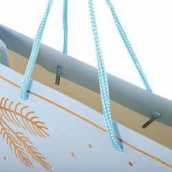 Пакет подарочный (1 шт.) новогодний, 33x13x45 см, "Сказочный Новый Год", голография, ЗОЛОТАЯ СКАЗКА, 592428