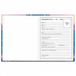 Дневник 1-4 класс 48 л., твердый, BRAUBERG, выборочный лак, с подсказом, "Крутой байк", 107159