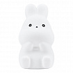 Ночник силиконовый LED "Зайчик" 54x63x95 мм, белый свет/RGB, на батарейках (в комплекте), DASWERK (ДАСВЕРК), 238933