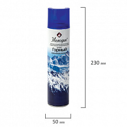 Освежитель воздуха аэрозольный 300 мл МЕЛОДИЯ "ГОРНЫЙ", 601904
