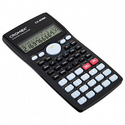 Калькулятор инженерный CROMEX (КРОМЕКС) CX-401BK (155х80 мм), 401 функция, 10+2 разрядов, черный, 273833