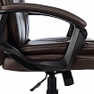 Кресло офисное BRABIX PREMIUM "Trend EX-568", экокожа, коричневое, 532101