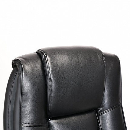 Кресло BRABIX PREMIUM "Paradigm EX-556", пружинный блок, рециклированная кожа, черное, 532976