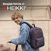 Рюкзак HEIKKI ENERGETIC (ХЕЙКИ) универсальный, эргономичный, "Korean", черный, 43х30х16 см, 272531